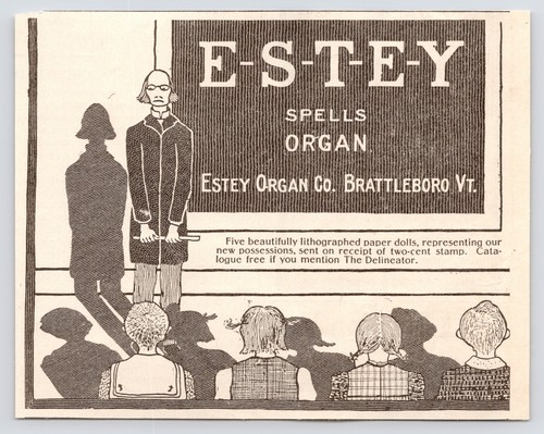 C1880s estey spells organ - spells,